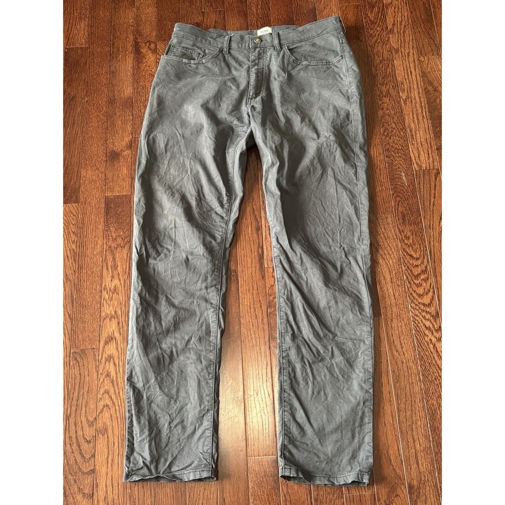 Flint & Tinder Pants Mens 32x32  Stretch Cotton Slim Fit Gray